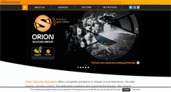 Desktop Screenshot of orionss.co.uk